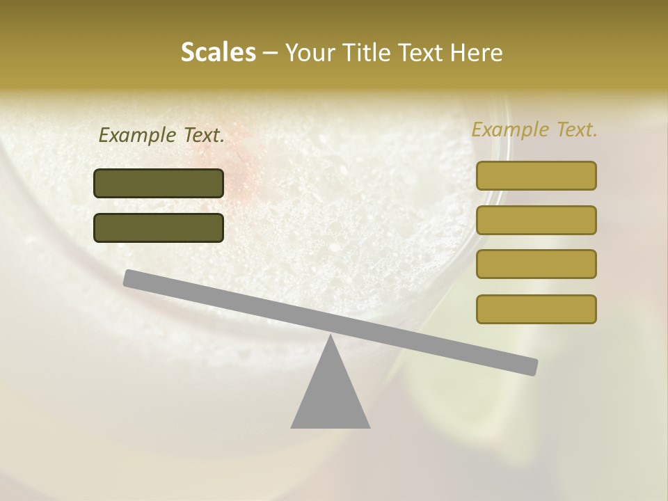 Citrus Fruit Peru Liquor PowerPoint Template