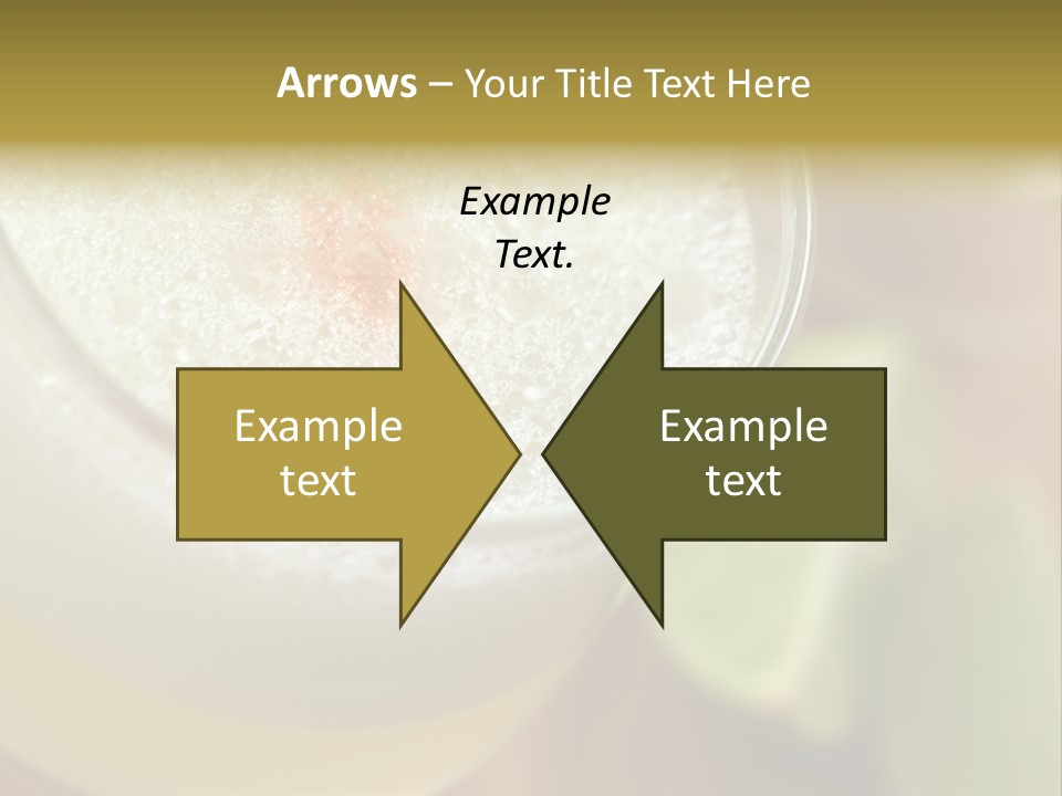 Citrus Fruit Peru Liquor PowerPoint Template