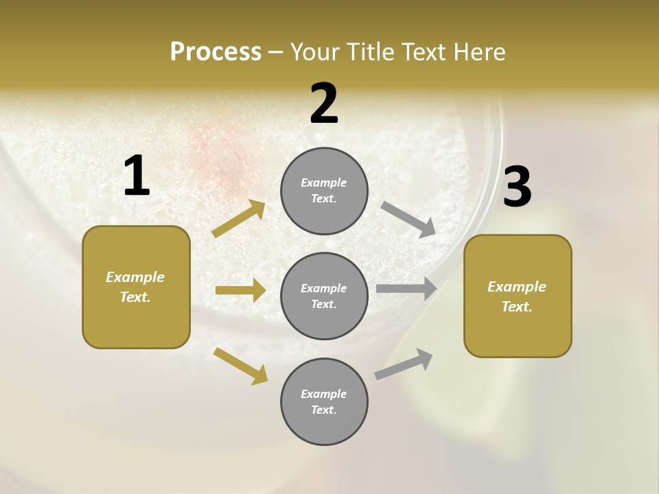Citrus Fruit Peru Liquor PowerPoint Template