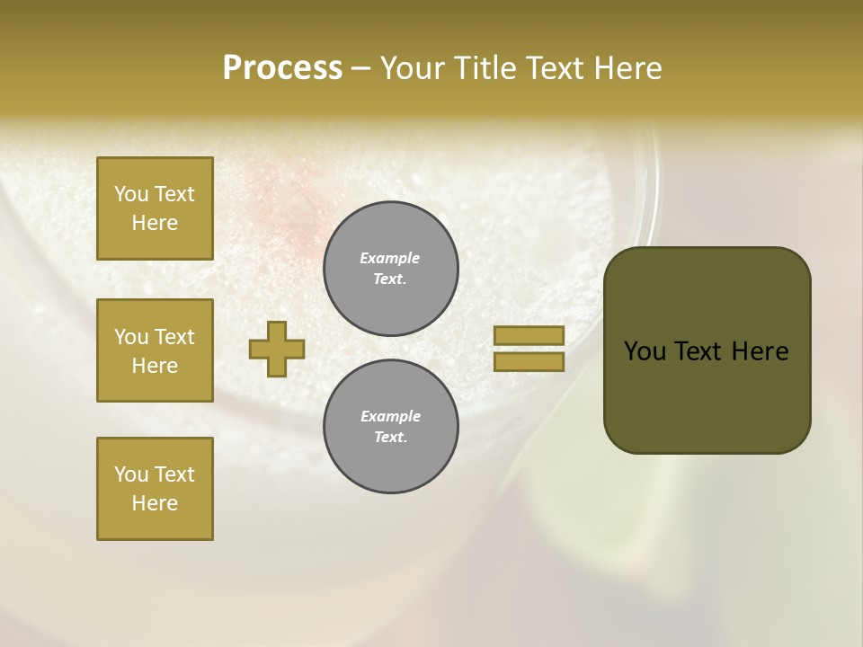 Citrus Fruit Peru Liquor PowerPoint Template