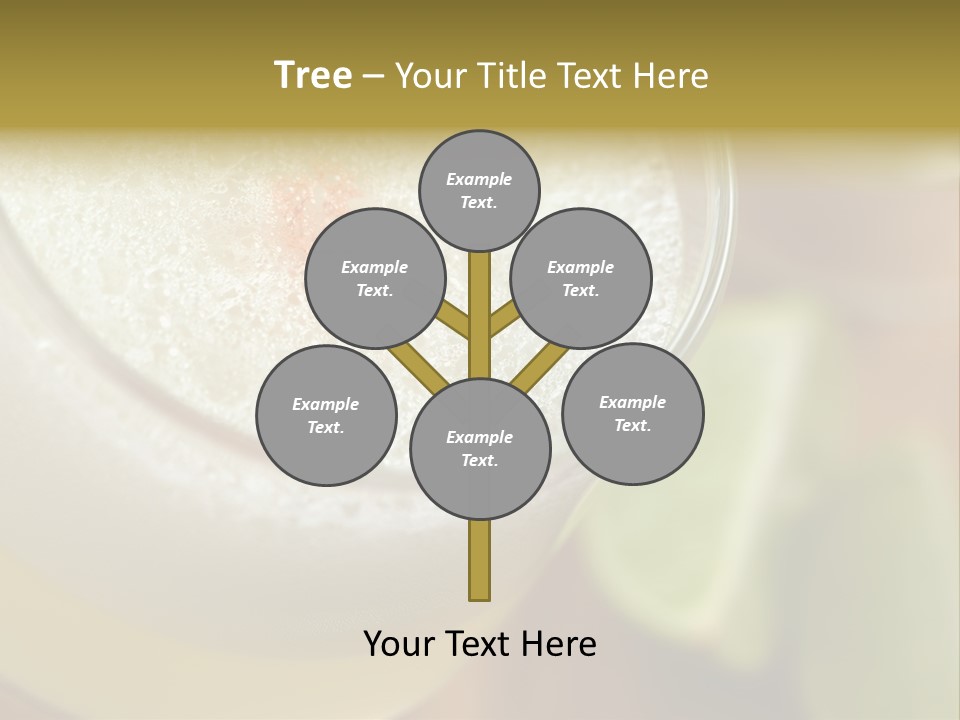 Citrus Fruit Peru Liquor PowerPoint Template