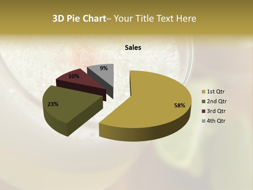Citrus Fruit Peru Liquor PowerPoint Template