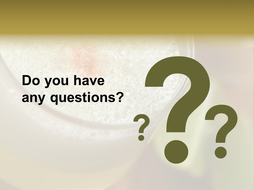 Citrus Fruit Peru Liquor PowerPoint Template