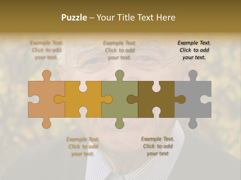 Gardener Age Aging PowerPoint Template