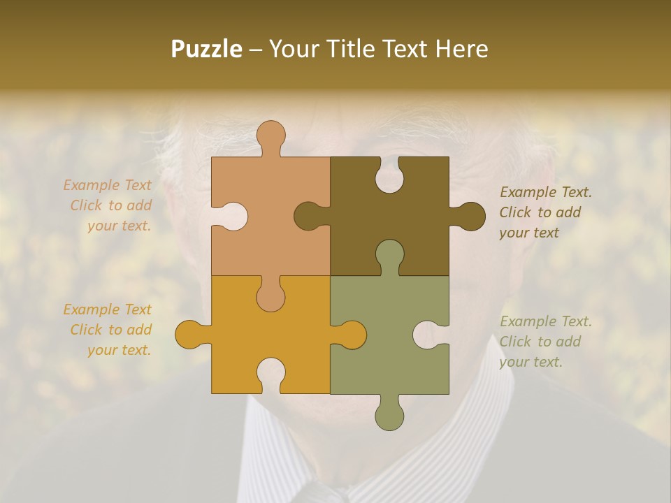 Gardener Age Aging PowerPoint Template