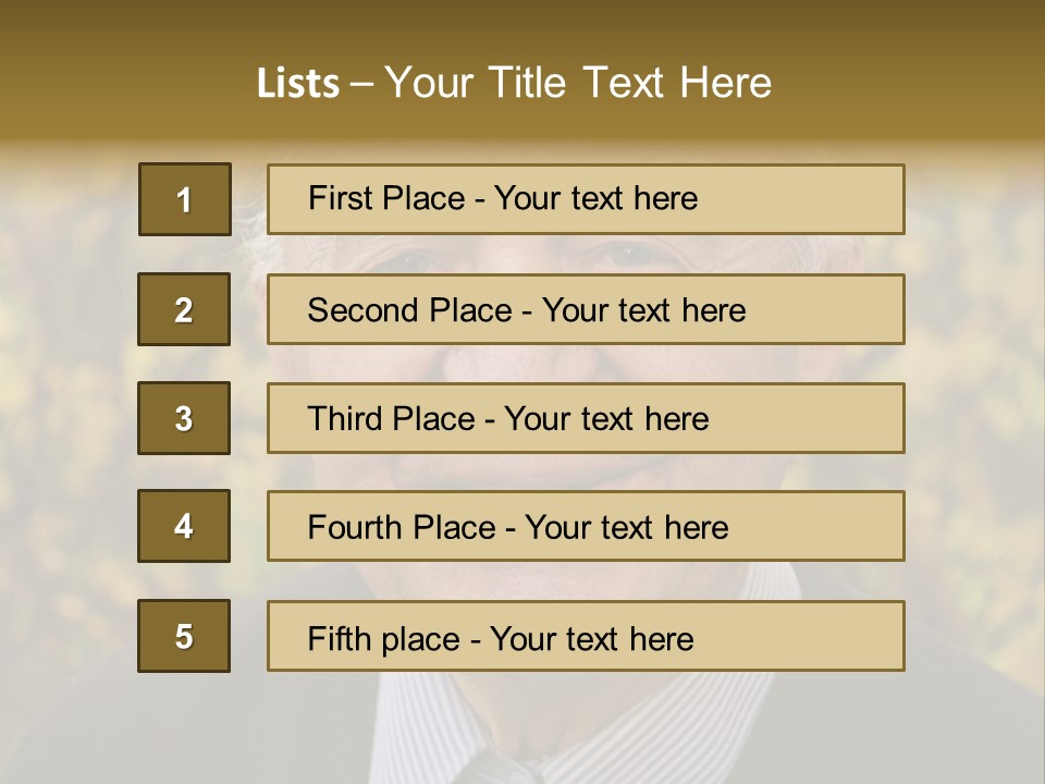 Gardener Age Aging PowerPoint Template