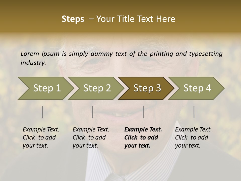Gardener Age Aging PowerPoint Template