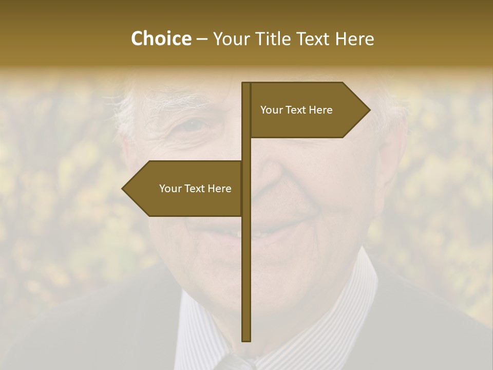 Gardener Age Aging PowerPoint Template