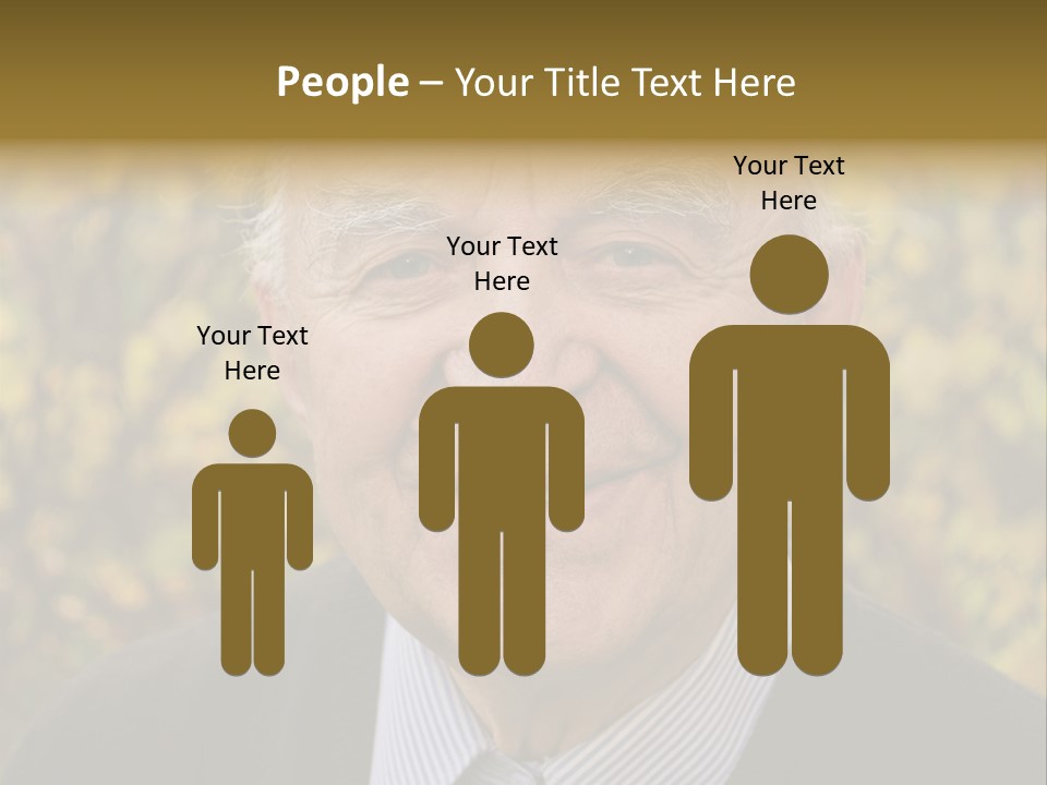 Gardener Age Aging PowerPoint Template