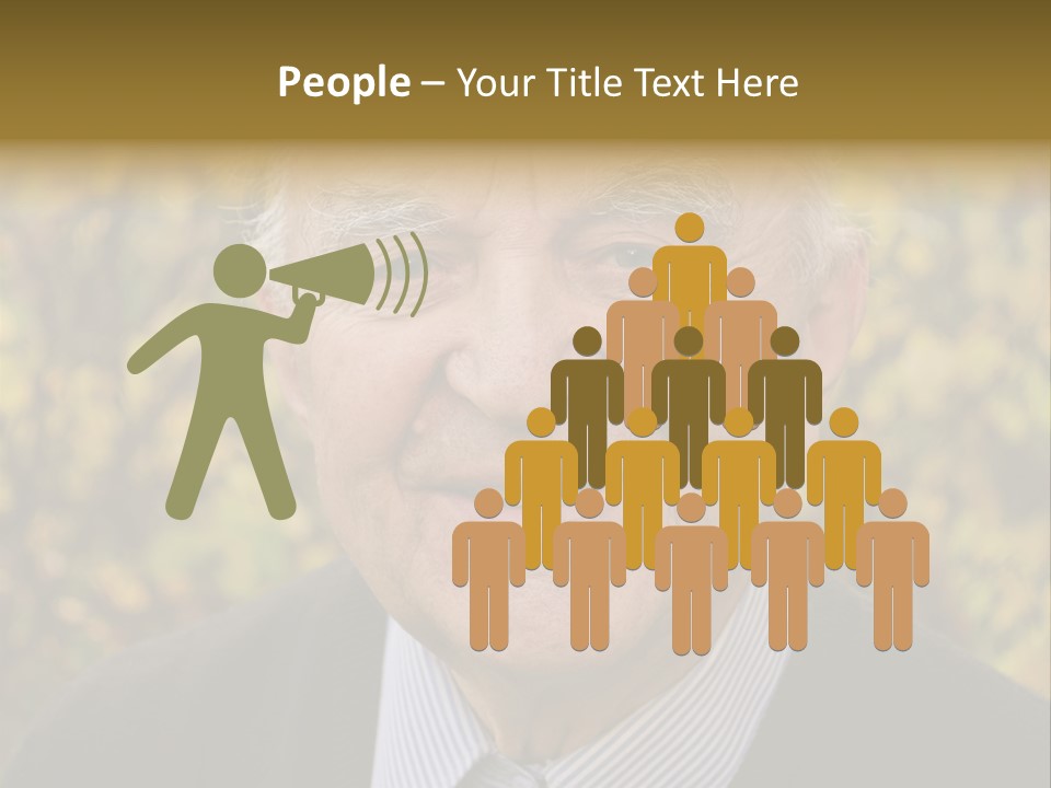 Gardener Age Aging PowerPoint Template