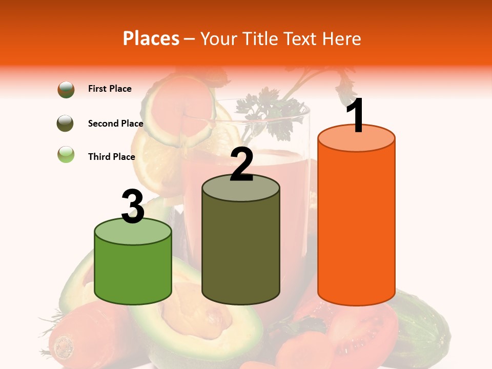 Vegetable Health Avocado PowerPoint Template