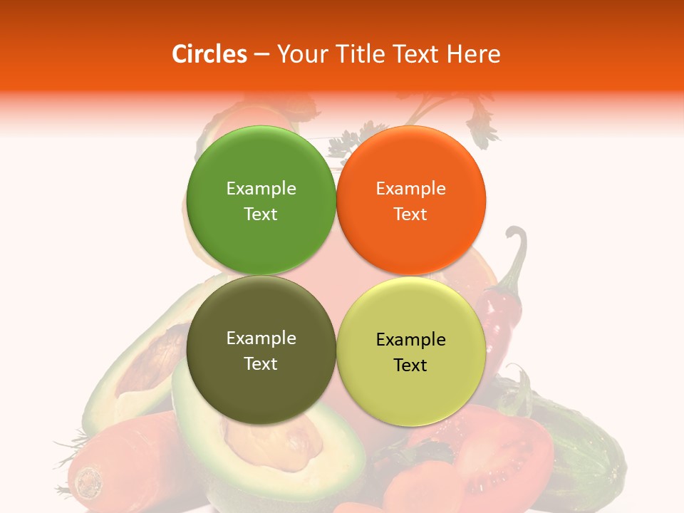 Vegetable Health Avocado PowerPoint Template