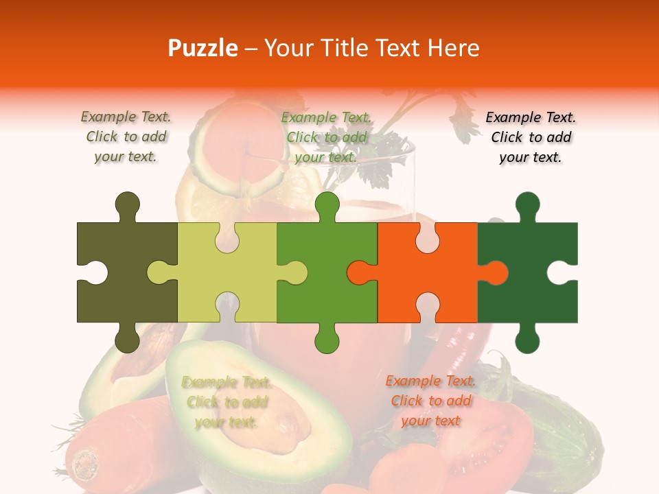 Vegetable Health Avocado PowerPoint Template