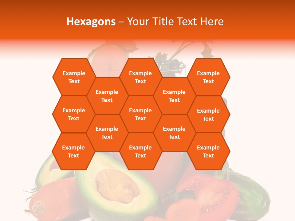 Vegetable Health Avocado PowerPoint Template