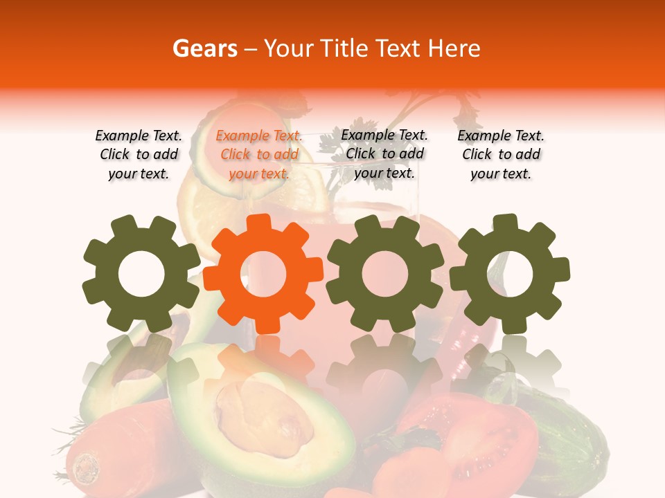 Vegetable Health Avocado PowerPoint Template