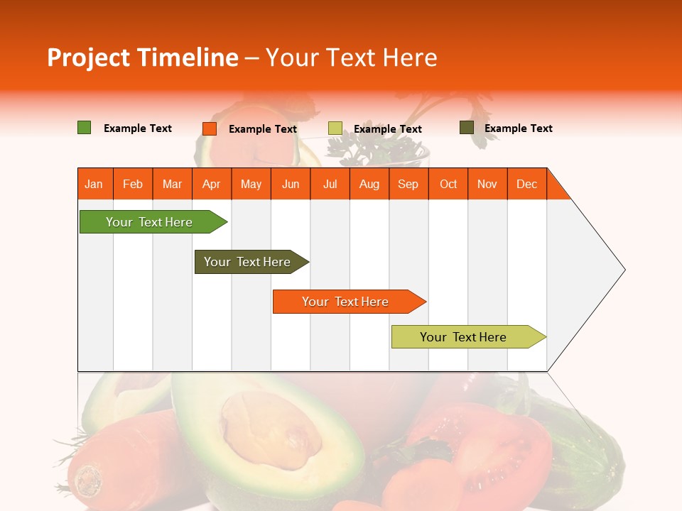 Vegetable Health Avocado PowerPoint Template