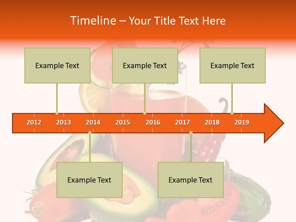 Vegetable Health Avocado PowerPoint Template