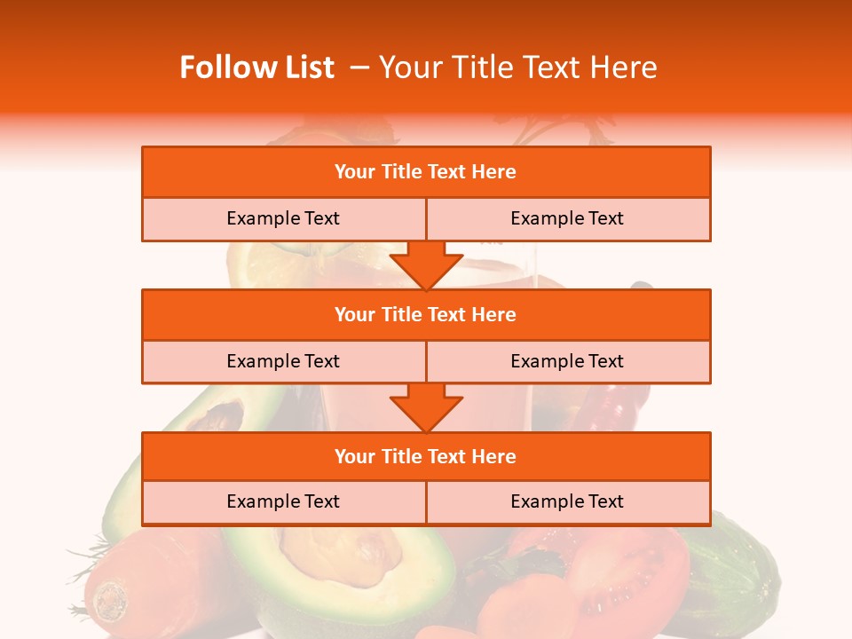 Vegetable Health Avocado PowerPoint Template
