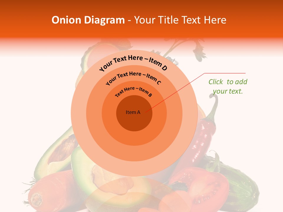 Vegetable Health Avocado PowerPoint Template