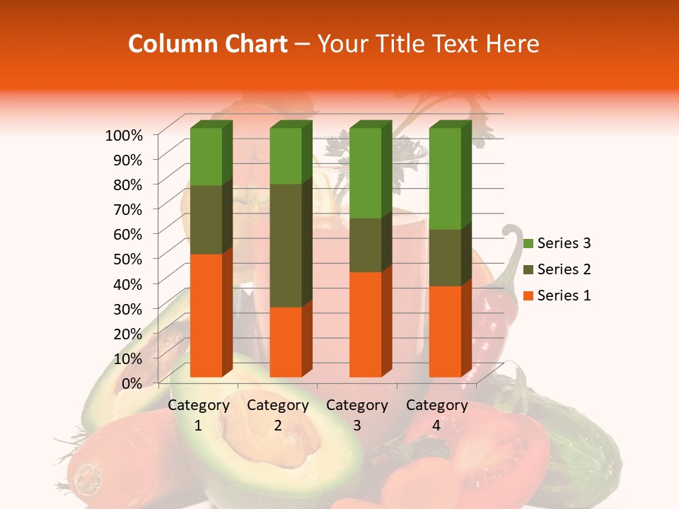 Vegetable Health Avocado PowerPoint Template