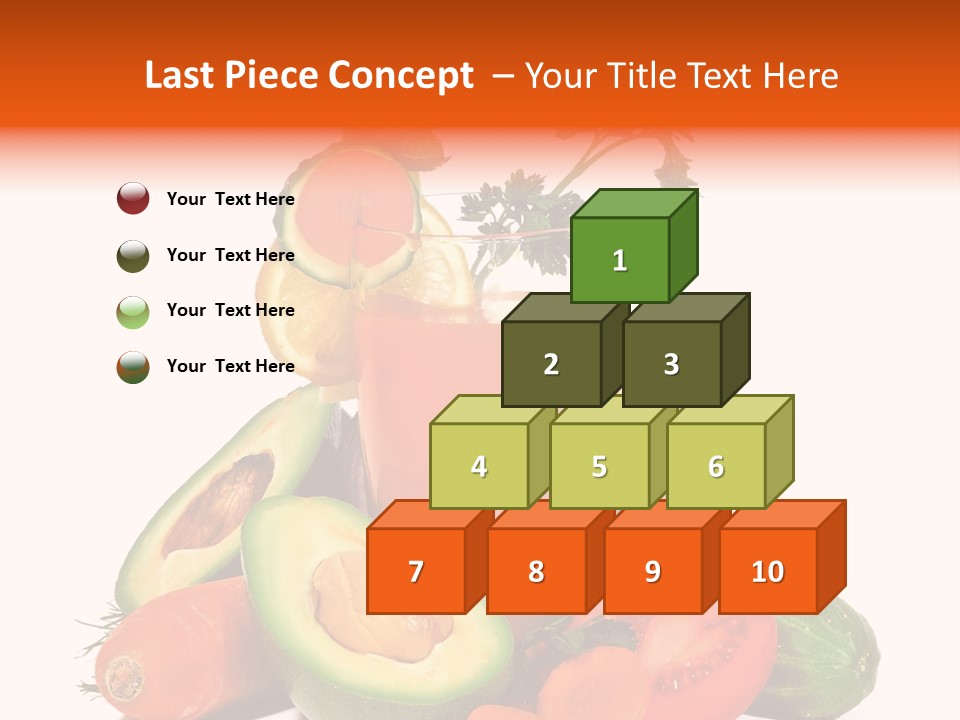 Vegetable Health Avocado PowerPoint Template