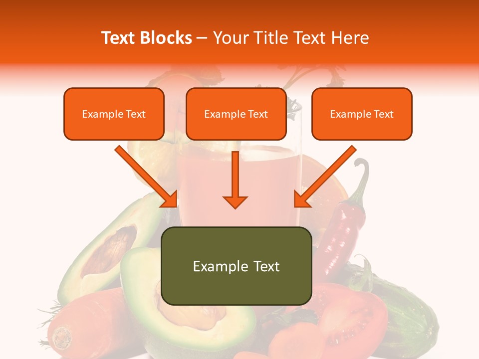 Vegetable Health Avocado PowerPoint Template