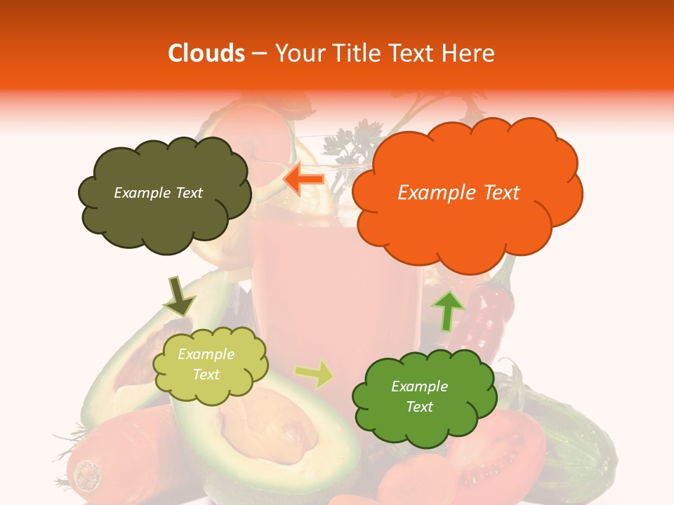 Vegetable Health Avocado PowerPoint Template