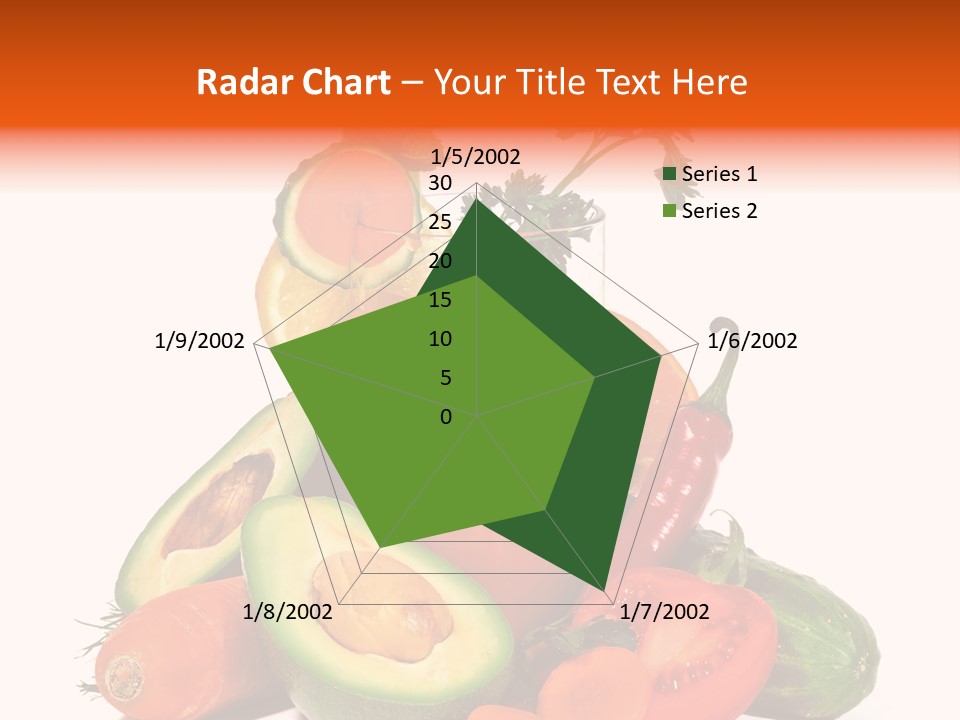 Vegetable Health Avocado PowerPoint Template