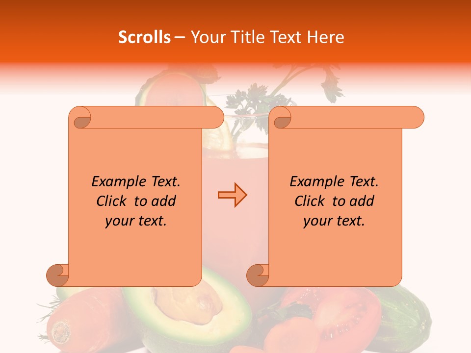Vegetable Health Avocado PowerPoint Template