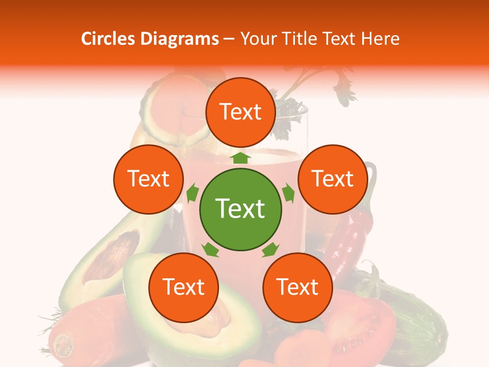 Vegetable Health Avocado PowerPoint Template