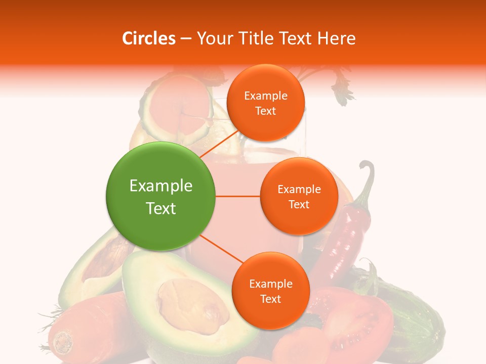 Vegetable Health Avocado PowerPoint Template