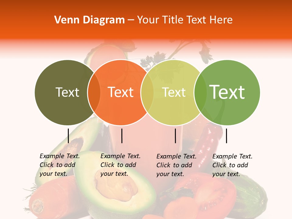 Vegetable Health Avocado PowerPoint Template