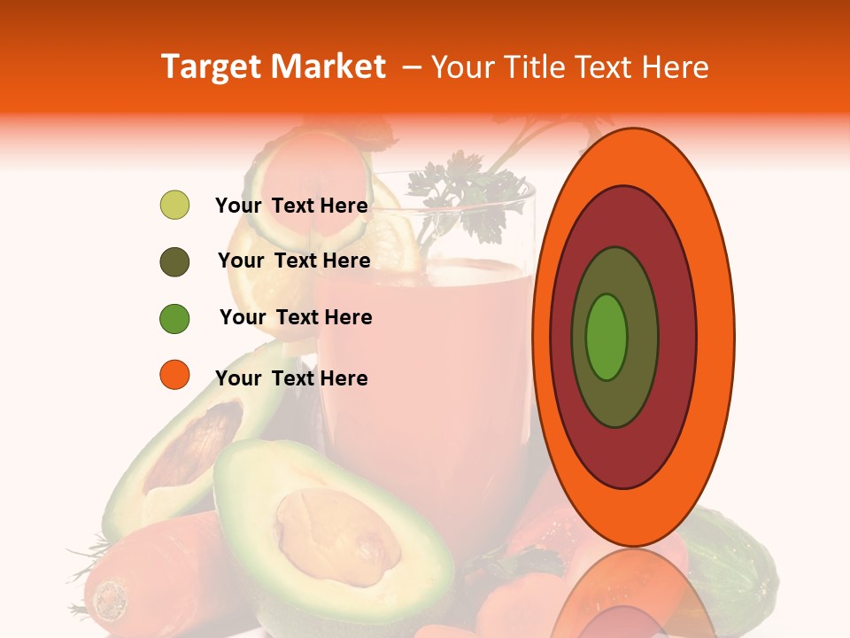 Vegetable Health Avocado PowerPoint Template