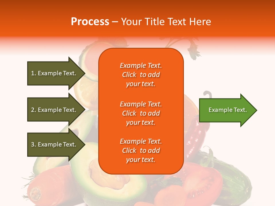 Vegetable Health Avocado PowerPoint Template