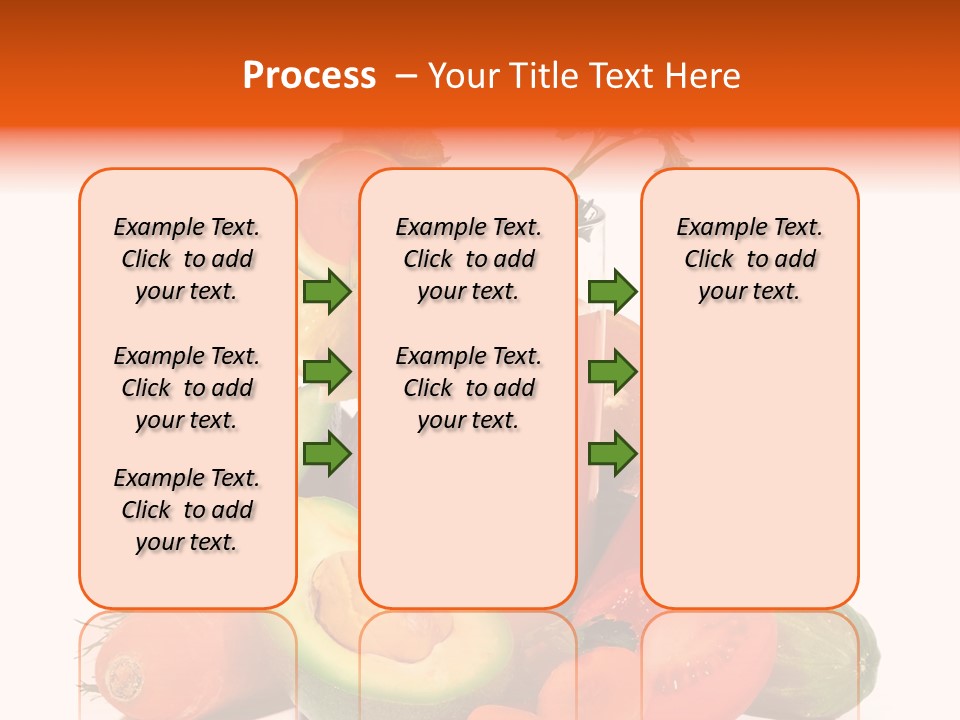 Vegetable Health Avocado PowerPoint Template