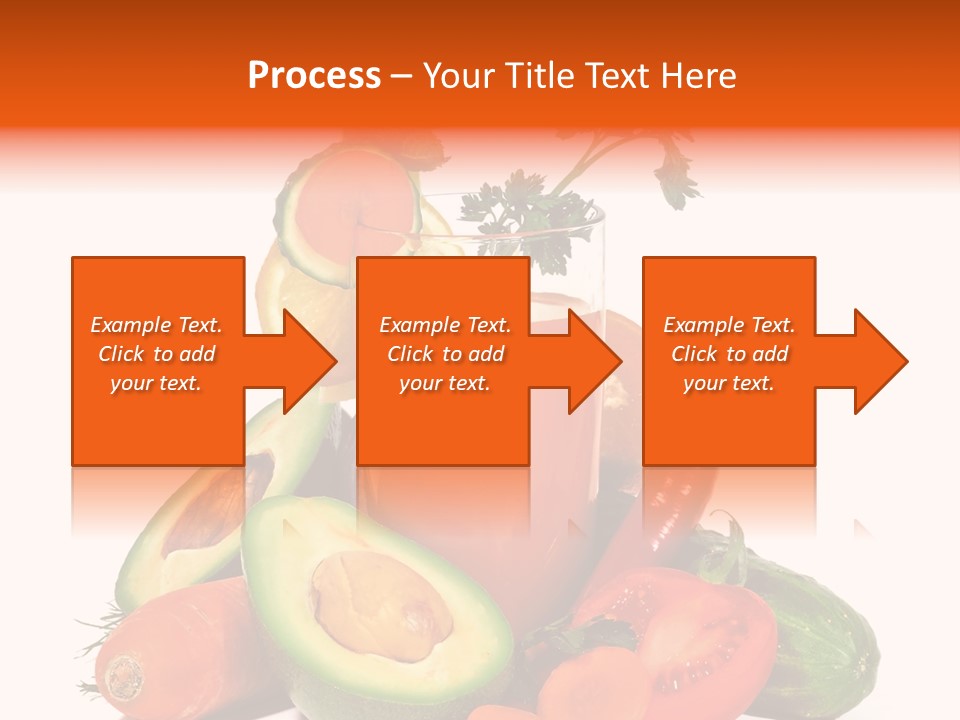 Vegetable Health Avocado PowerPoint Template