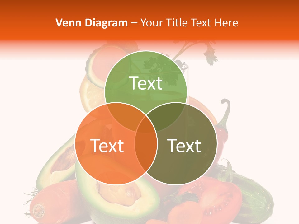 Vegetable Health Avocado PowerPoint Template