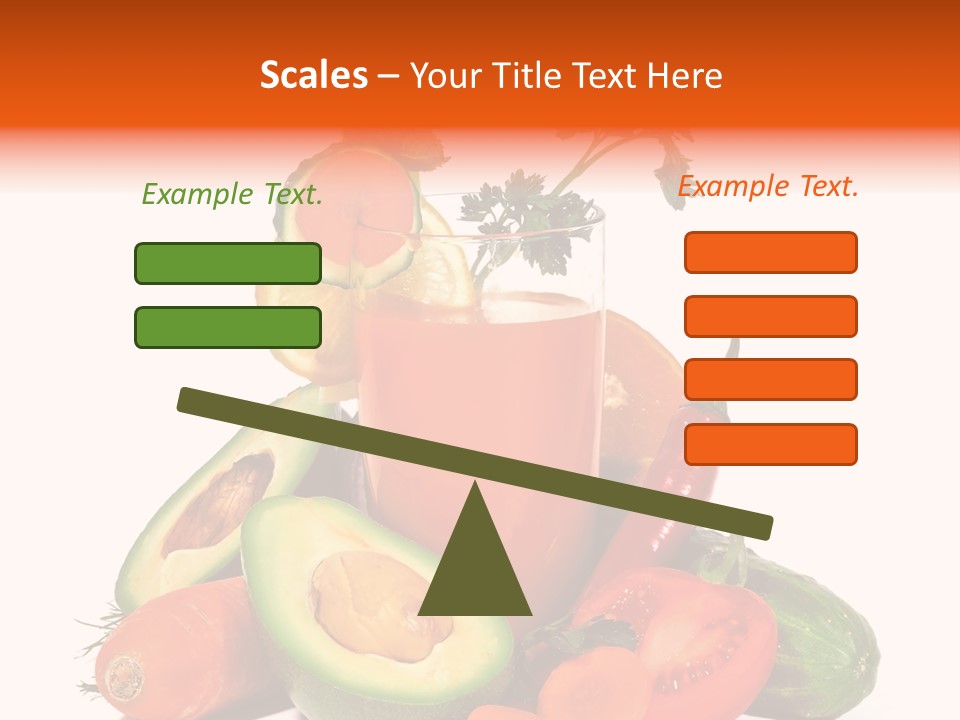 Vegetable Health Avocado PowerPoint Template