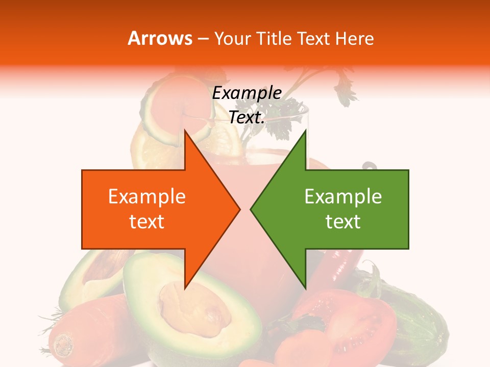 Vegetable Health Avocado PowerPoint Template