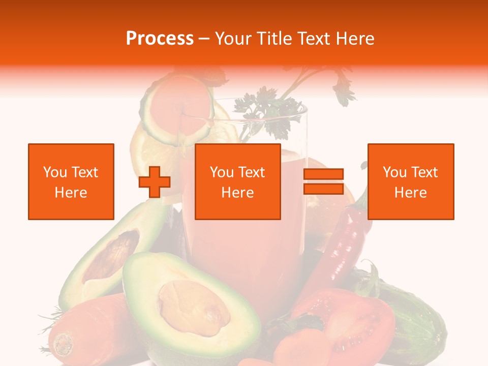 Vegetable Health Avocado PowerPoint Template