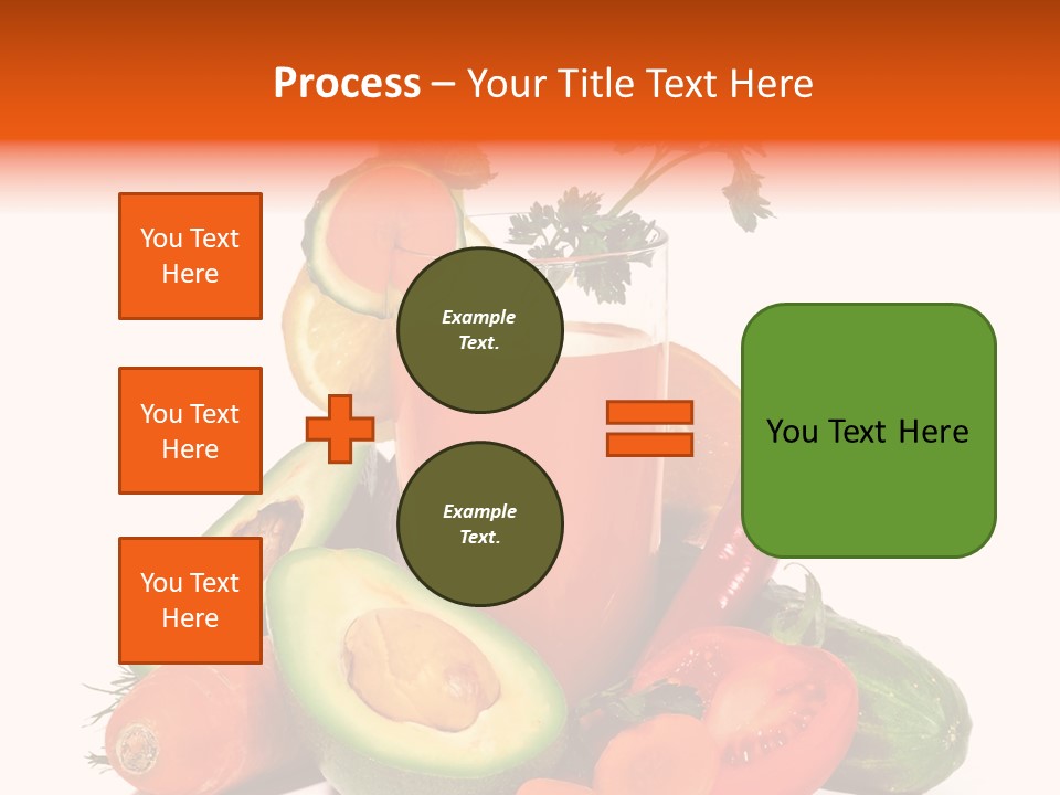 Vegetable Health Avocado PowerPoint Template