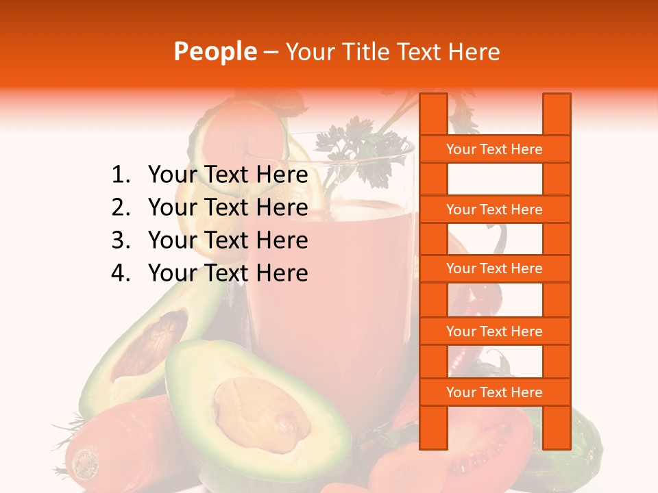 Vegetable Health Avocado PowerPoint Template