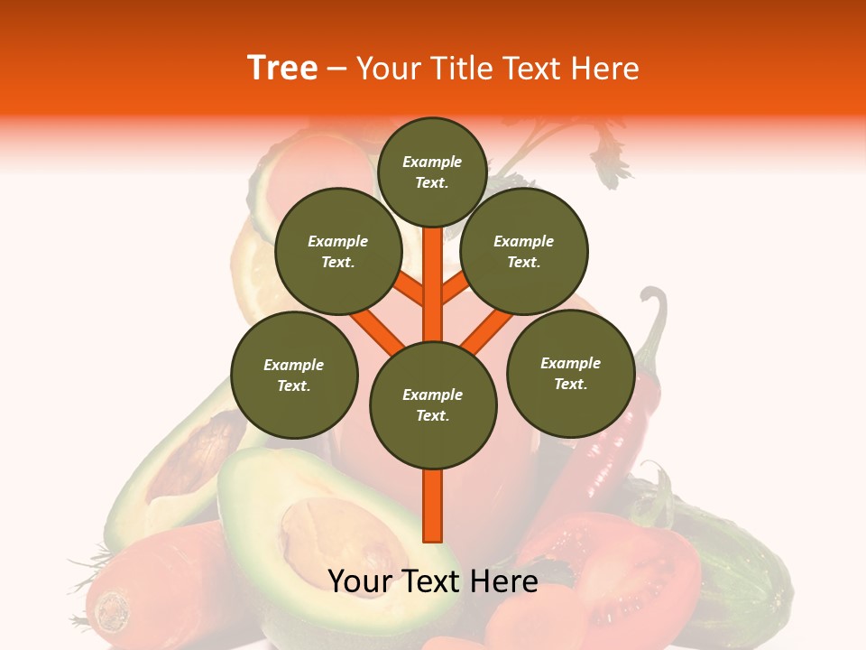 Vegetable Health Avocado PowerPoint Template
