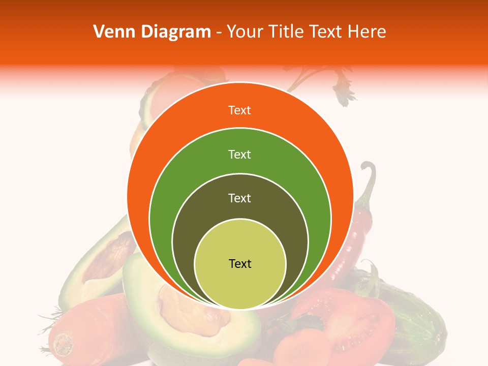 Vegetable Health Avocado PowerPoint Template