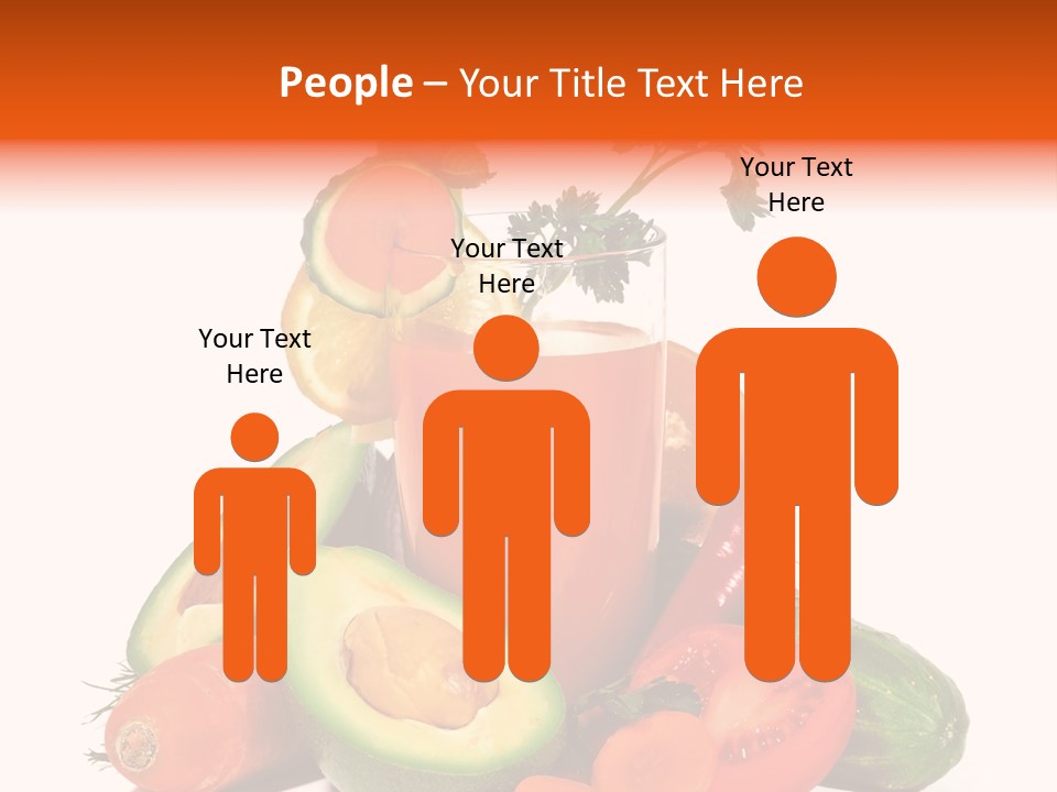 Vegetable Health Avocado PowerPoint Template