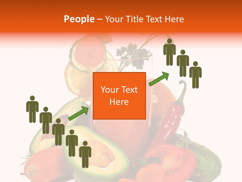 Vegetable Health Avocado PowerPoint Template