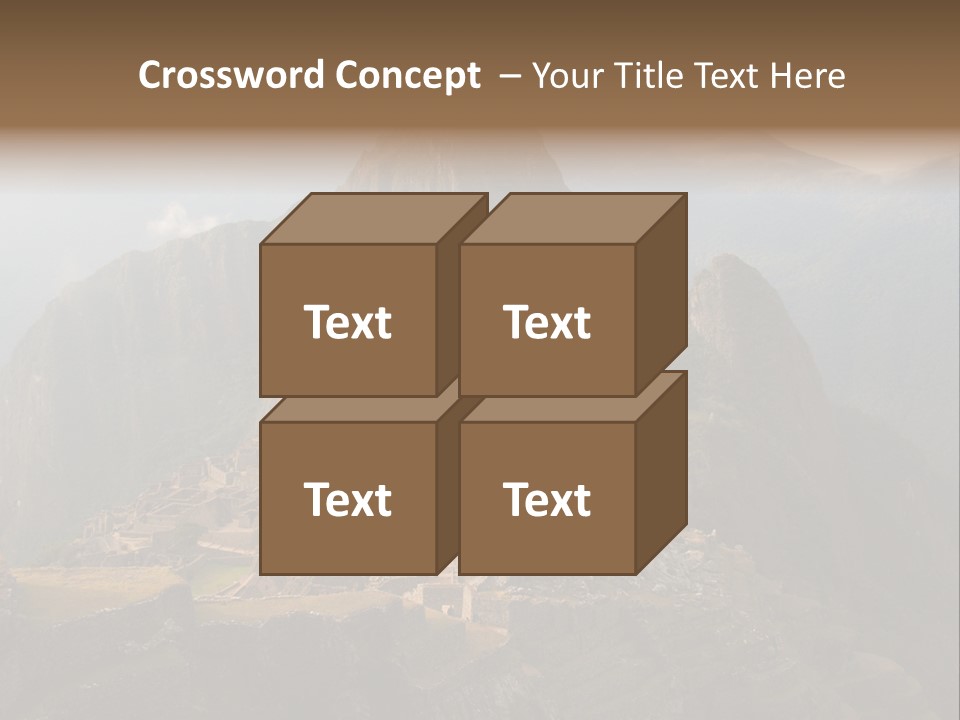 Landmark Walls Rock PowerPoint Template