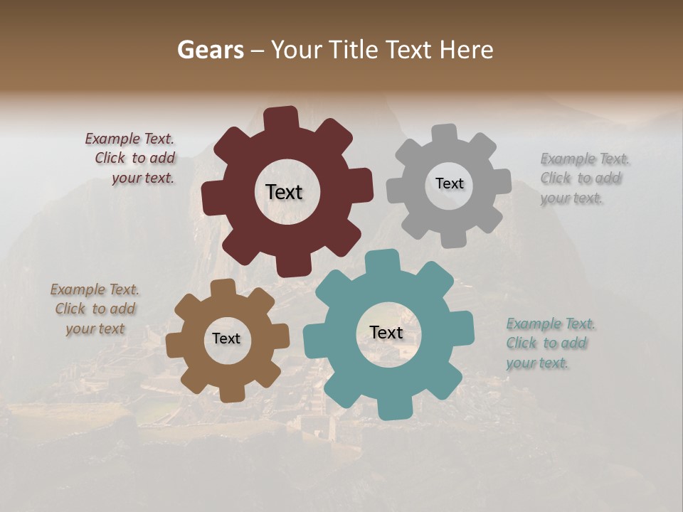 Landmark Walls Rock PowerPoint Template