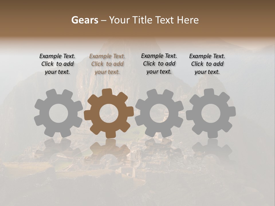 Landmark Walls Rock PowerPoint Template