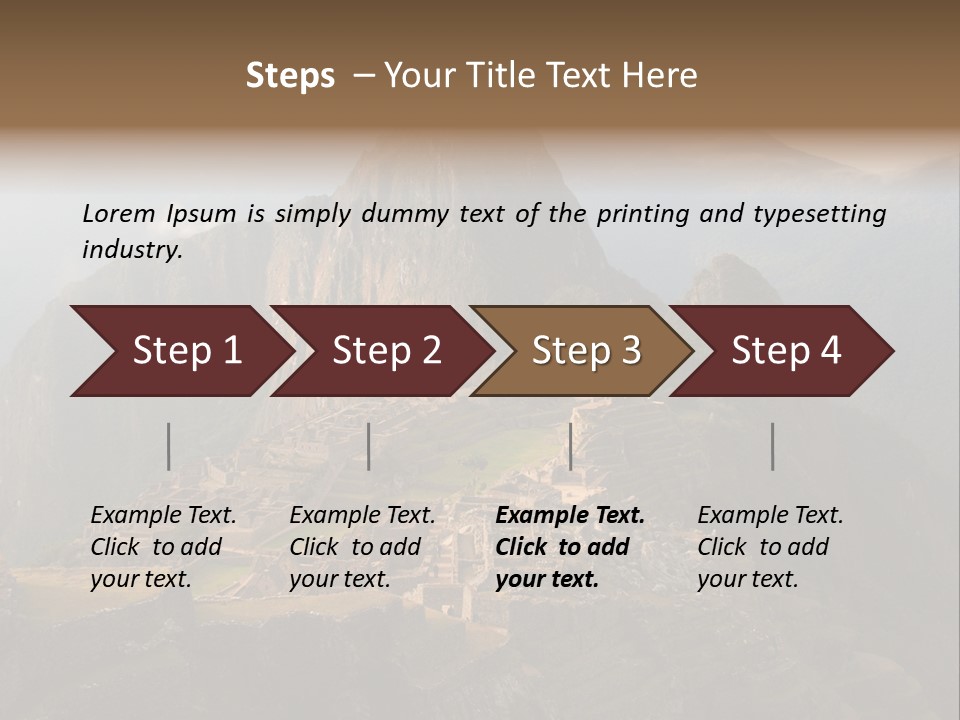 Landmark Walls Rock PowerPoint Template